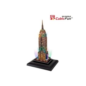 Marile Arhitecturi ale lumii Puzzle 3D cu led Empire State Building 38 piese
